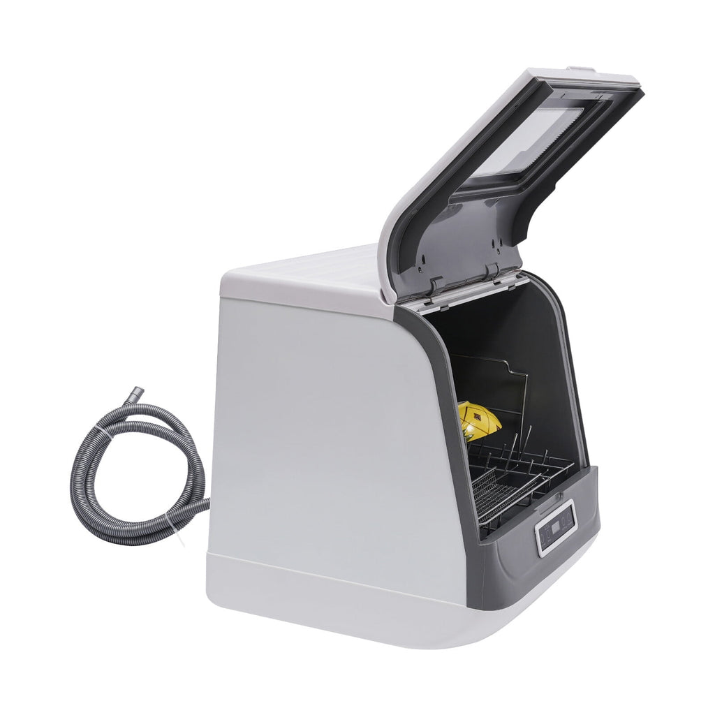 1 PCS Stainless Steel Countertop Dishwasher, Portable Countertop Dishwasher, Mini Dishwasher, Voltage: 110V, Rated Power: 800W, Frequency: 60Hz, Maximum Water Consumption: 8L/2.11Gal