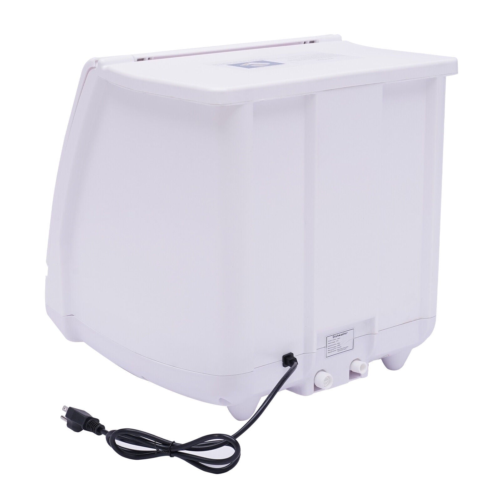 Mkyiongou Compact Countertop Dishwasher with Full Panel Control, 50 dB