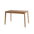Kithkasa 47 Dining Table for 6 People,Wooden Farmhouse Kitchen Table for Kitchen, Living Room,Dining Room,Natural